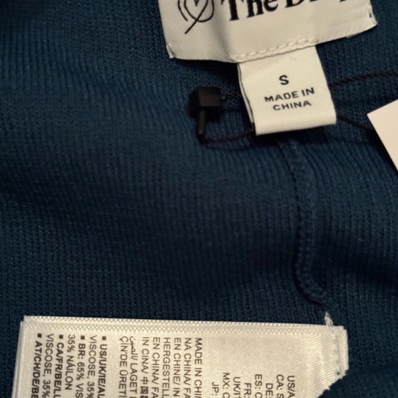 Ellison Ribbed Teal Flare Pants - Picture 6 of 6